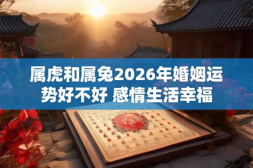 属虎和属兔2026年婚姻运势好不好 感情生活幸福 属虎和属兔2026年婚姻运势好不好 感情生活幸福