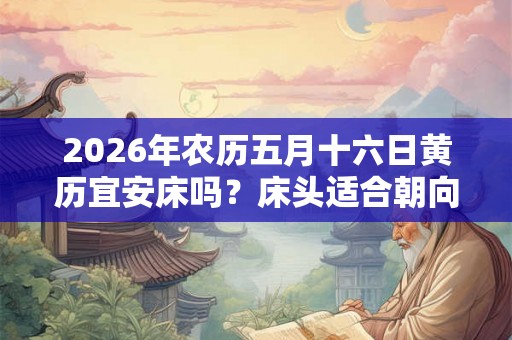 2026年农历五月十六日黄历宜安床吗？床头适合朝向什么方向？
