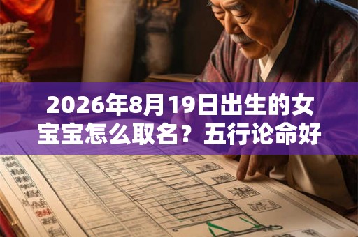 2026年8月19日出生的女宝宝怎么取名？五行论命好吗？