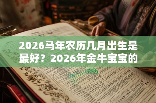 2026马年农历几月出生是最好？2026年金牛宝宝的命运分析