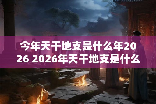 今年天干地支是什么年2026 2026年天干地支是什么