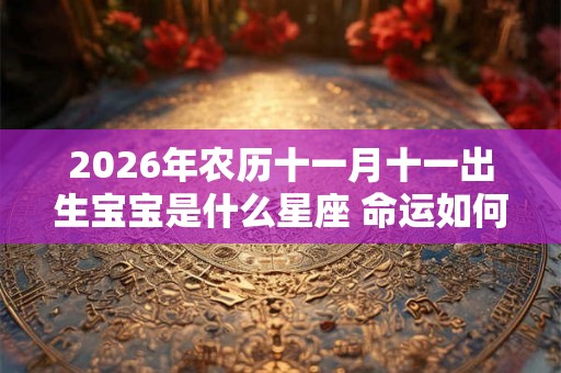 2026年农历十一月十一出生宝宝是什么星座 命运如何