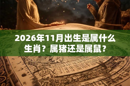 2026年11月出生是属什么生肖?属猪还是属鼠? 2026年11月出生是属什么生肖?属猪还是属鼠?