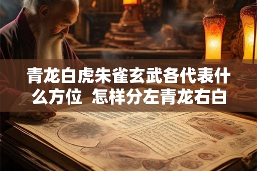 青龙白虎朱雀玄武各代表什么方位  怎样分左青龙右白风水