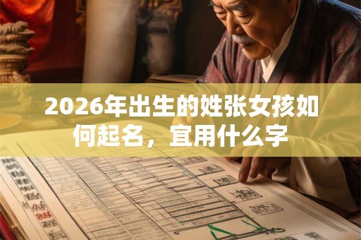 2026年出生的姓张女孩如何起名,宜用什么字 2026年出生的姓张女孩如何起名,宜用什么字