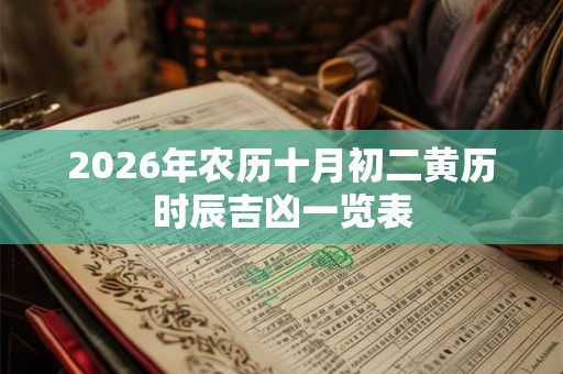 2026年农历十月初二黄历时辰吉凶一览表