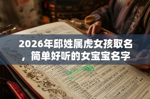 2026年邱姓属虎女孩取名，简单好听的女宝宝名字