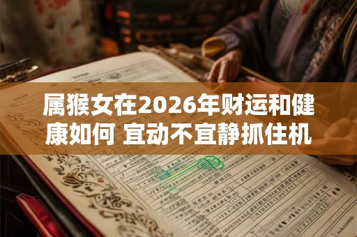 属猴女在2026年财运和健康如何 宜动不宜静抓住机遇