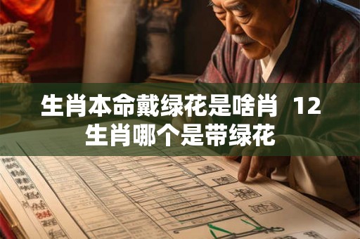 生肖本命戴绿花是啥肖  12生肖哪个是带绿花