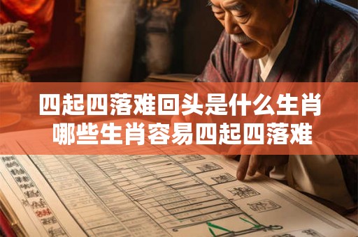 四起四落难回头是什么生肖 哪些生肖容易四起四落难回头