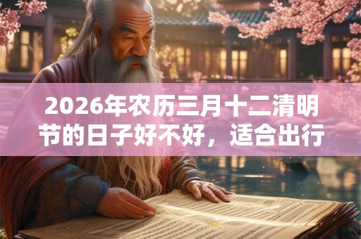 2026年农历三月十二清明节的日子好不好，适合出行出游吗？