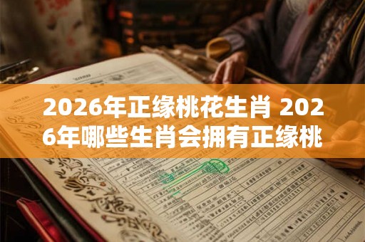 2026年正缘桃花生肖 2026年哪些生肖会拥有正缘桃花运 2026年正缘桃花生肖 2026年哪些生肖会拥有正缘桃花运