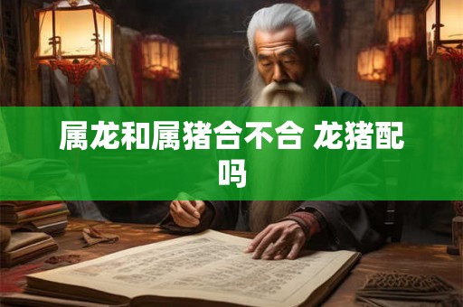 属龙和属猪合不合 龙猪配吗