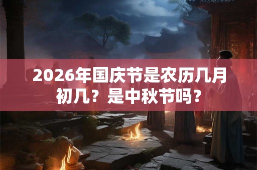 2026年国庆节是农历几月初几？是中秋节吗？