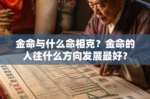金命与什么命相克？金命的人往什么方向发展最好？