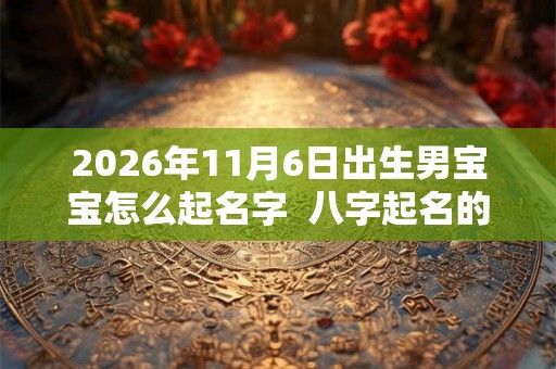 2026年11月6日出生男宝宝怎么起名字  八字起名的禁忌