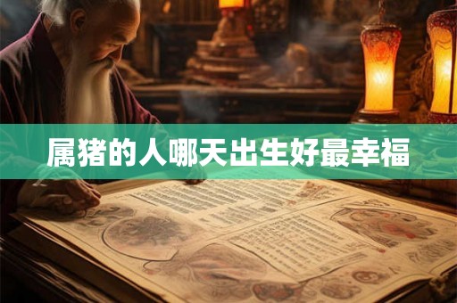 属猪的人哪天出生好最幸福