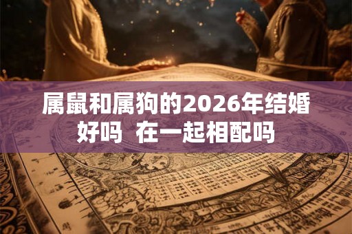 属鼠和属狗的2026年结婚好吗  在一起相配吗