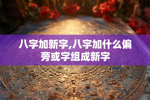 八字加新字,八字加什么偏旁或字组成新字
