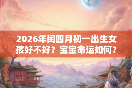 2026年闰四月初一出生女孩好不好?宝宝命运如何? 2026年闰四月初一出生女孩好不好?宝宝命运如何?