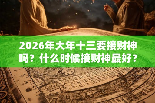 2026年大年十三要接财神吗?什么时候接财神最好? 2026年大年十三要接财神吗?什么时候接财神最好?