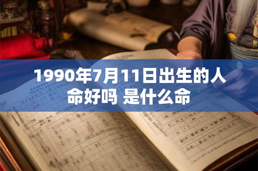 1990年7月11日出生的人命好吗 是什么命 1990年7月11日出生的人命好吗 是什么命