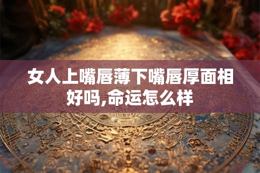 女人上嘴唇薄下嘴唇厚面相好吗,命运怎么样