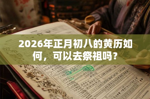 2026年正月初八的黄历如何，可以去祭祖吗？