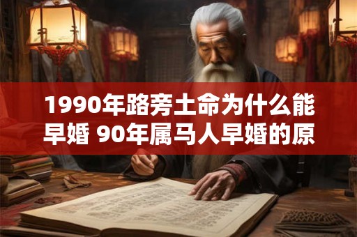 1990年路旁土命为什么能早婚 90年属马人早婚的原因