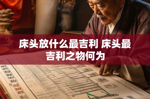 床头放什么最吉利 床头最吉利之物何为