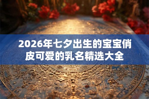 2026年七夕出生的宝宝俏皮可爱的乳名精选大全