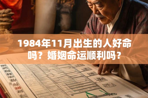 1984年11月出生的人好命吗?婚姻命运顺利吗? 1984年11月出生的人好命吗?婚姻命运顺利吗?