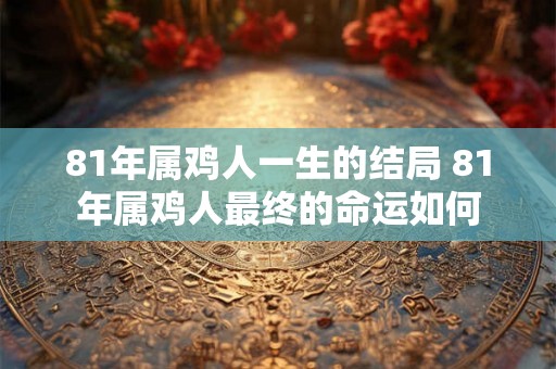 81年属鸡人一生的结局 81年属鸡人最终的命运如何
