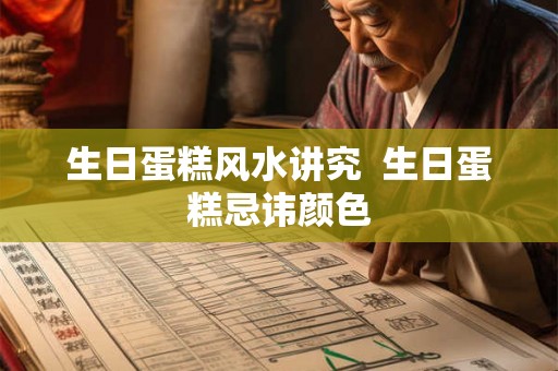 生日蛋糕风水讲究  生日蛋糕忌讳颜色