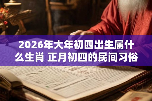 2026年大年初四出生属什么生肖 正月初四的民间习俗