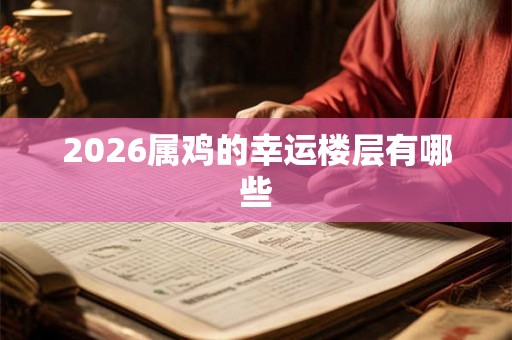 2026属鸡的幸运楼层有哪些