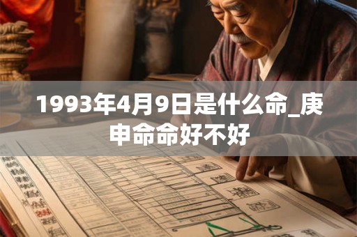 1993年4月9日是什么命_庚申命命好不好 1993年4月9日是什么命_庚申命命好不好