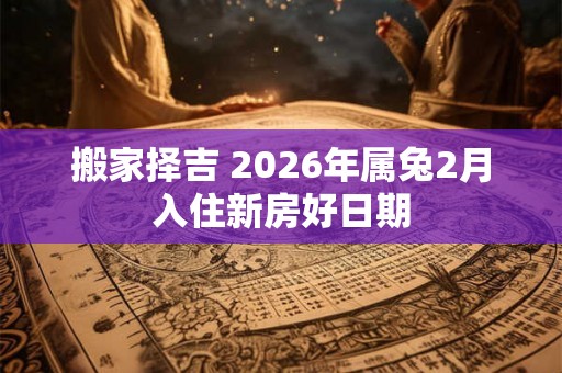 搬家择吉 2026年属兔2月入住新房好日期