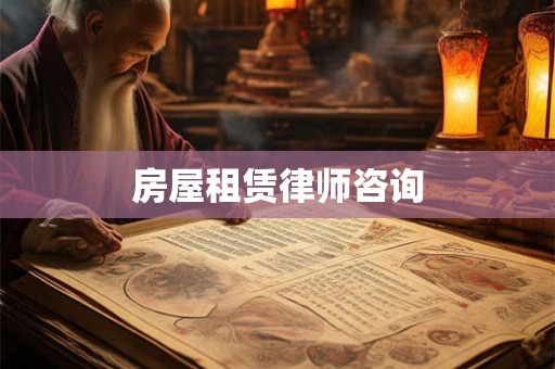 房屋租赁律师咨询
