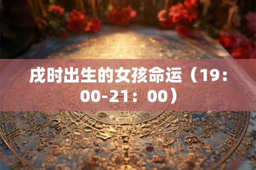 戌时出生的女孩命运(19:00-21:00) 戌时出生的女孩命运(19:00-21:00)