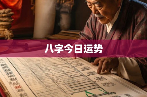 八字今日运势