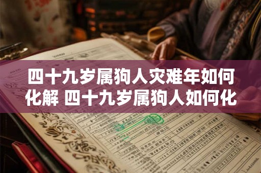 四十九岁属狗人灾难年如何化解 四十九岁属狗人如何化解灾难年 四十九岁属狗人灾难年如何化解 四十九岁属狗人如何化解灾难年