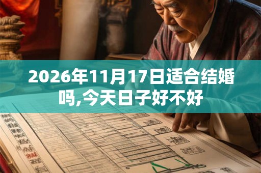 2026年11月17日适合结婚吗,今天日子好不好 2026年11月17日适合结婚吗,今天日子好不好