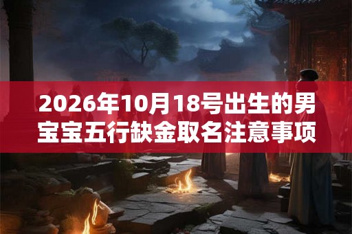 2026年10月18号出生的男宝宝五行缺金取名注意事项