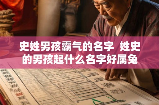 史姓男孩霸气的名字  姓史的男孩起什么名字好属兔