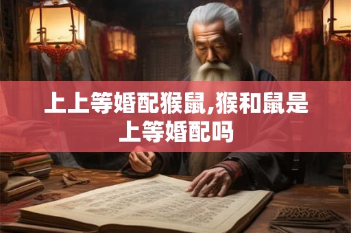 上上等婚配猴鼠,猴和鼠是上等婚配吗