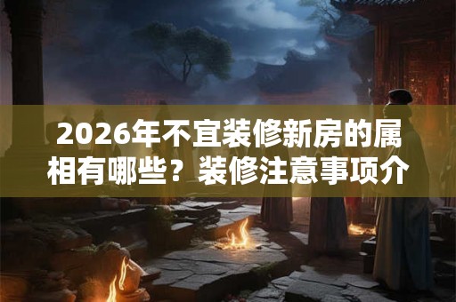 2026年不宜装修新房的属相有哪些？装修注意事项介绍