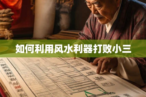 如何利用风水利器打败小三
