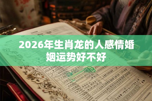 2026年生肖龙的人感情婚姻运势好不好 2026年生肖龙的人感情婚姻运势好不好