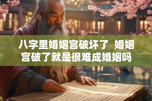 八字里婚姻宫破坏了 婚姻宫破了就是很难成婚姻吗 八字里婚姻宫破坏了 婚姻宫破了就是很难成婚姻吗